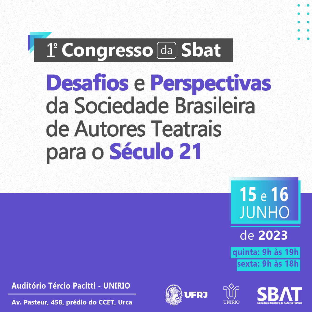 1º Congresso da SBAT - Programação Completa | SBAT - Sociedade ...