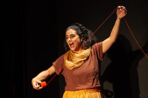 No Mês do Orgulho LGBT+ Peça recria o Julgamento de Lésbica pela Inquisição na Bahia do Século XVI: Filipa. Foto: Valéria Martins.